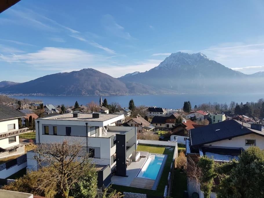 Dachwohnung Mit Seeblick อัลท์มุนสเตอร์ ภายนอก รูปภาพ